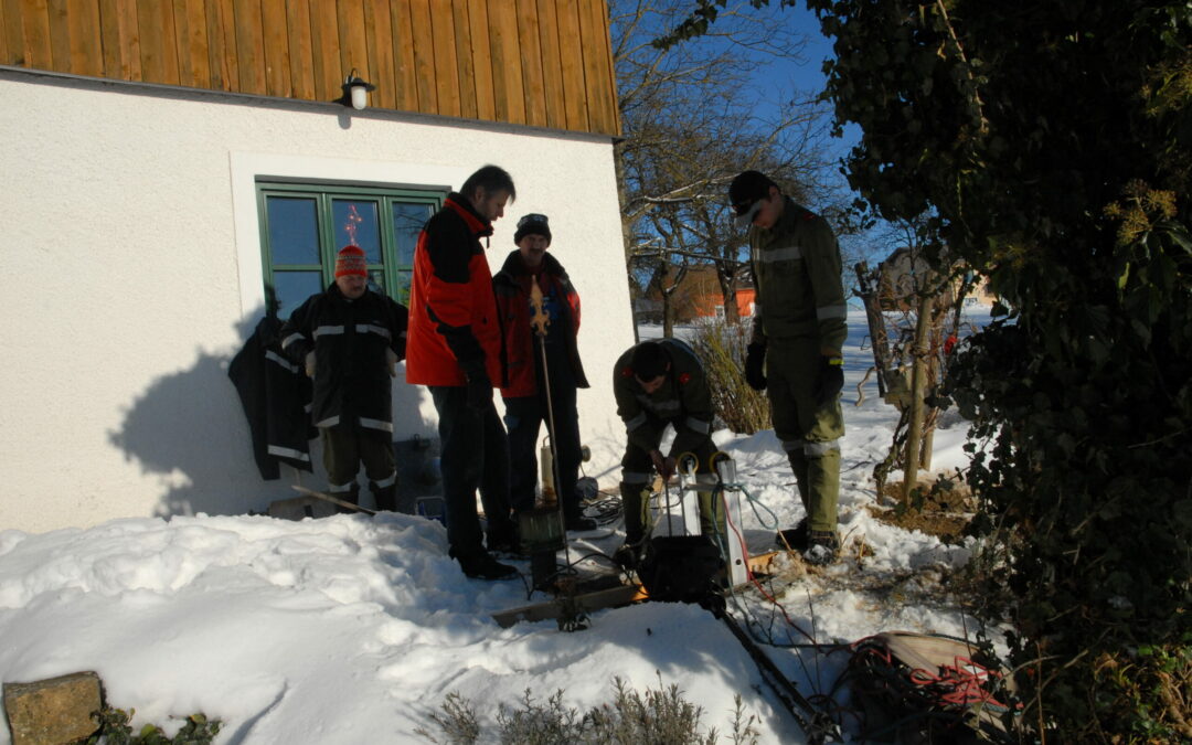 Brunnenreinigung in Oberaubach