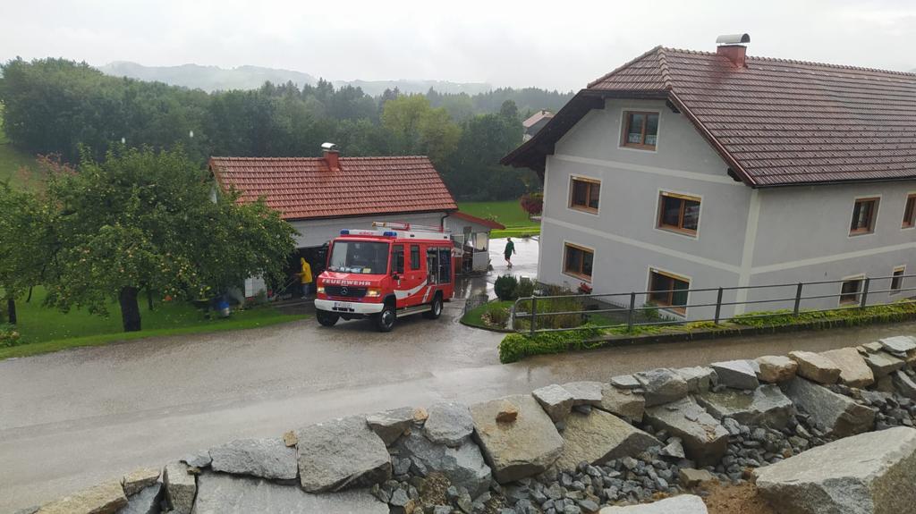 Überflutung bei Familie Wolfschluckner