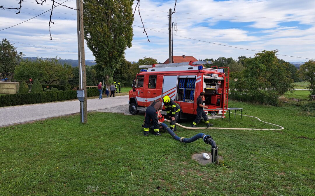 Ansaugübung bei Würzl Stefan in Aubach