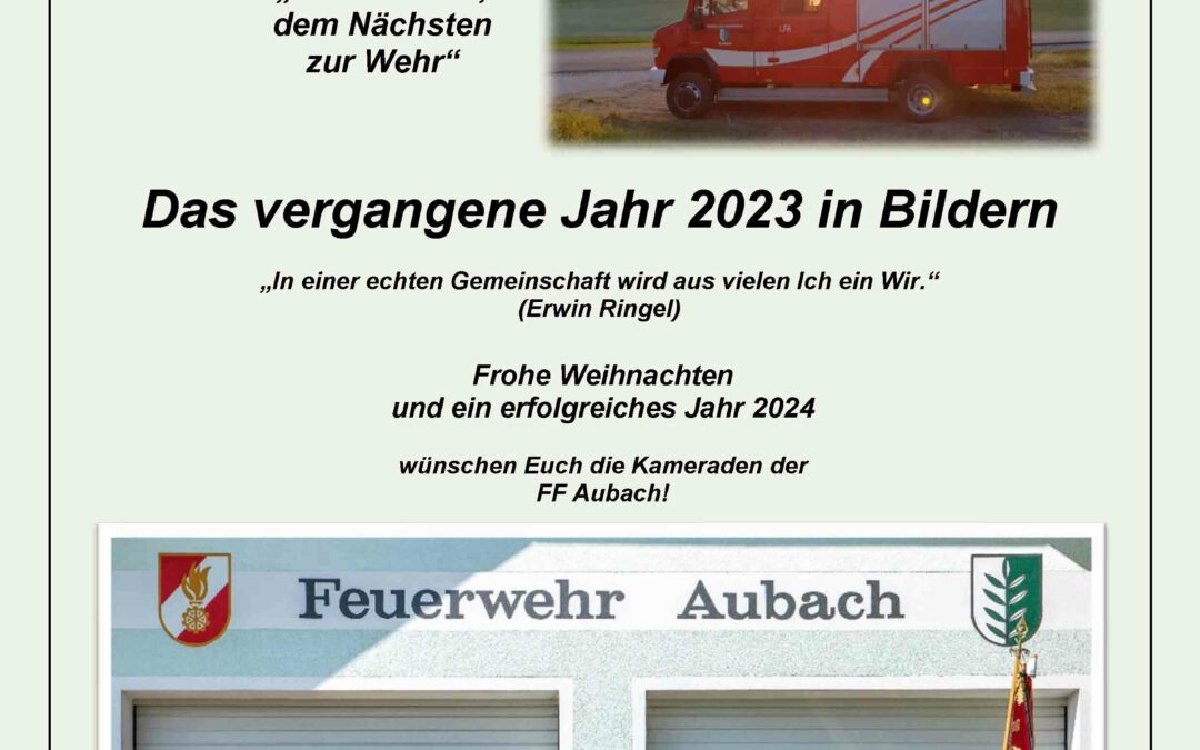 Jahresrückblick 2023