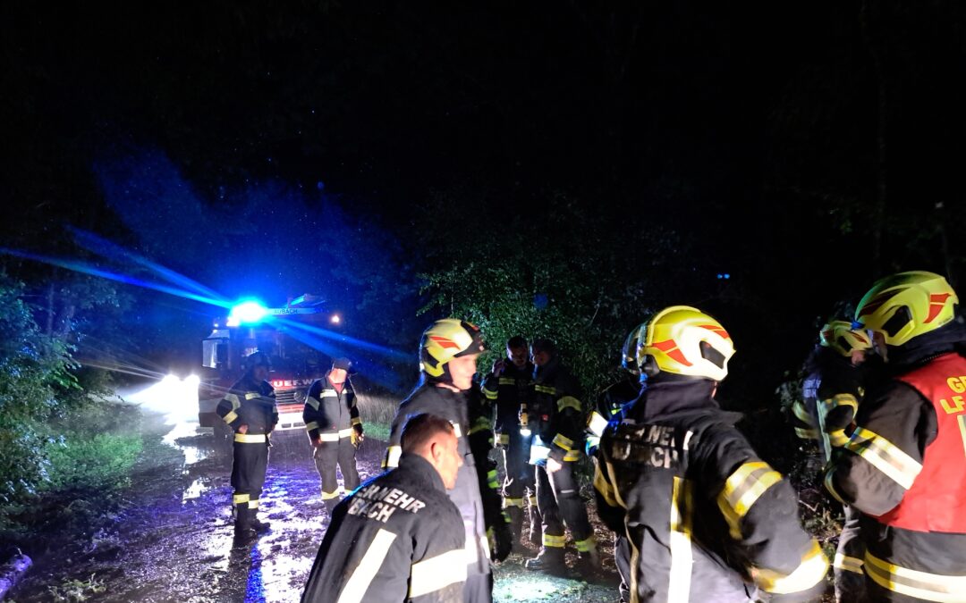 Unwettereinsatz in Aubach & Eschenau