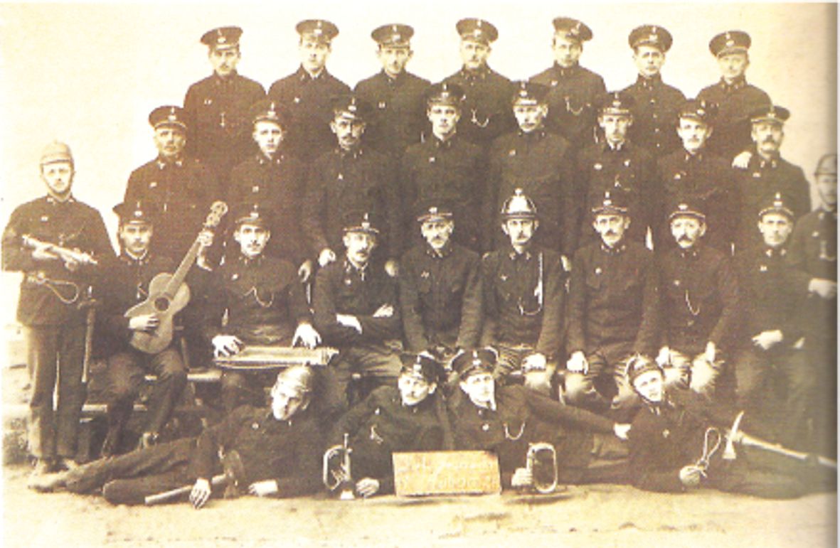 Gründungsfoto der FF Aubach